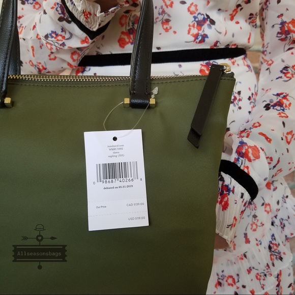 Ships before Christmas ❗️ kate spade green bag new - Picture 4 of 8